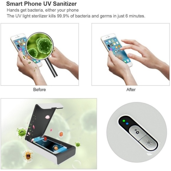NEW 3 in 1 Smartphone Sanitizer & Charger with Aromatherapy Diffuser - Picture 7 of 10